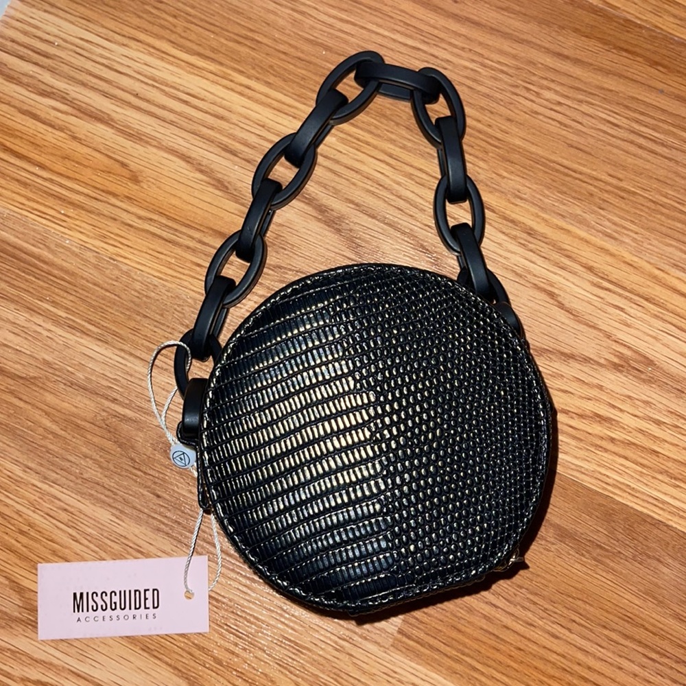 Round Acrylic Bag with Chain